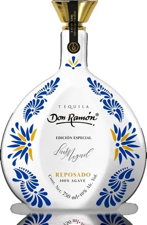 Botella de tequila Don Ramón Edición Especial Luis Miguel Cerámica Reposado de 750 ml
