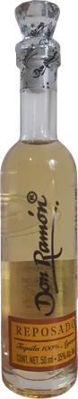 Botella de tequila Don Ramón Punta Diamante Reposado de 50 ml