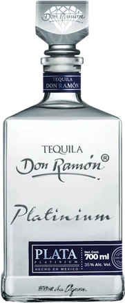 Botella de tequila Don Ramón Platinium Plata de 700 ml