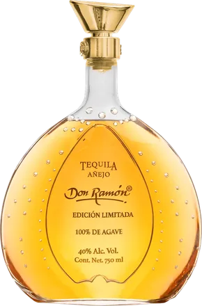 Botella de tequila Don Ramón Edición Limitada Swarovski Añejo de 750 ml