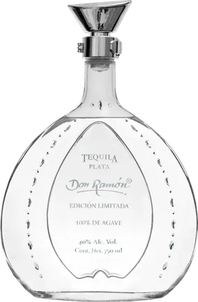 Botella de tequila Don Ramón Edición Limitada Swarovski Plata de 750 ml