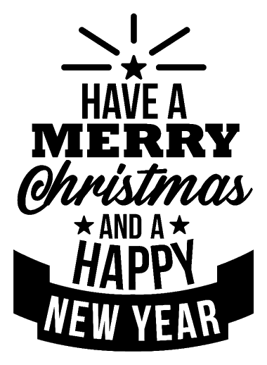 Prediseño DR289: «Have a merry Christmas and happy New Year»