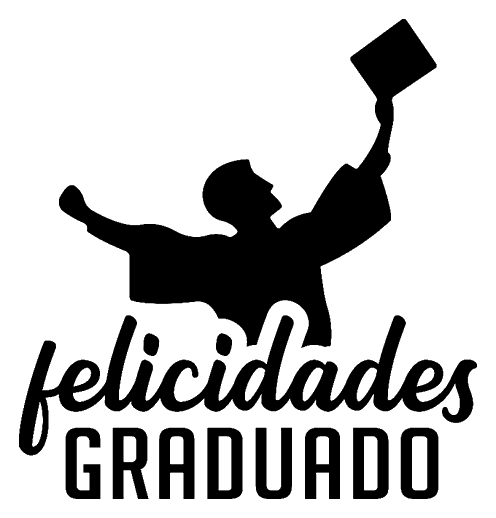 Prediseño DR503: «Felicidades, graduado» con silueta que lanza el birrete